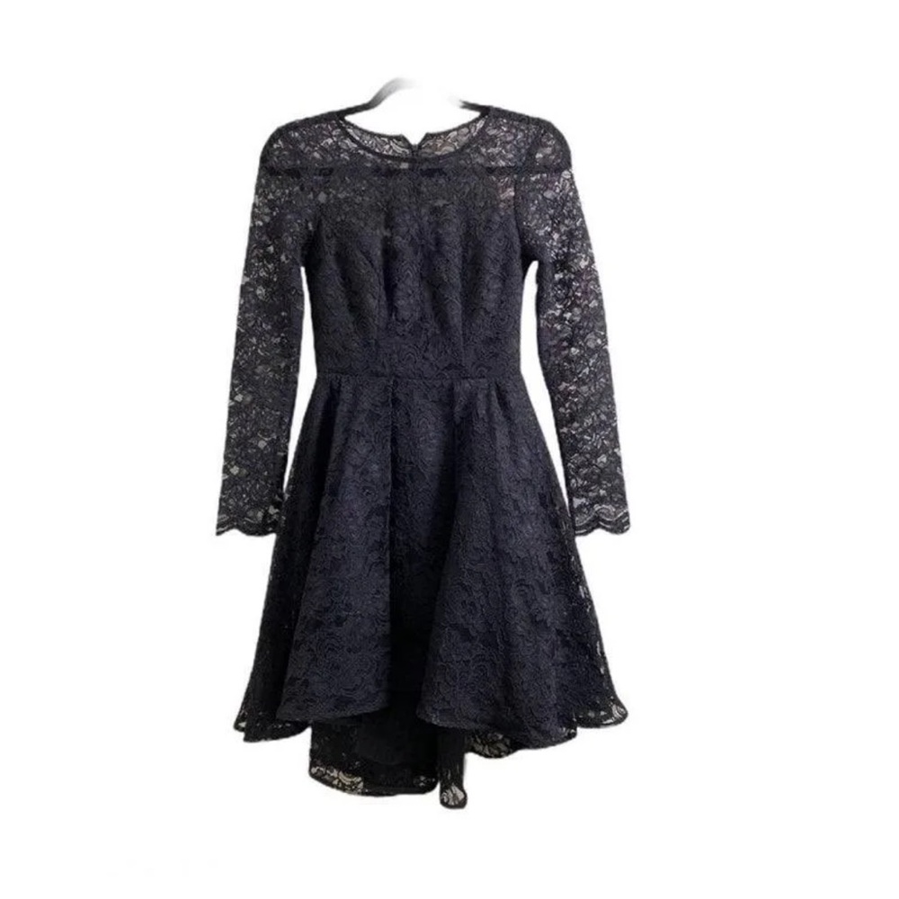 ABS by Allen Schwartz black lace dress